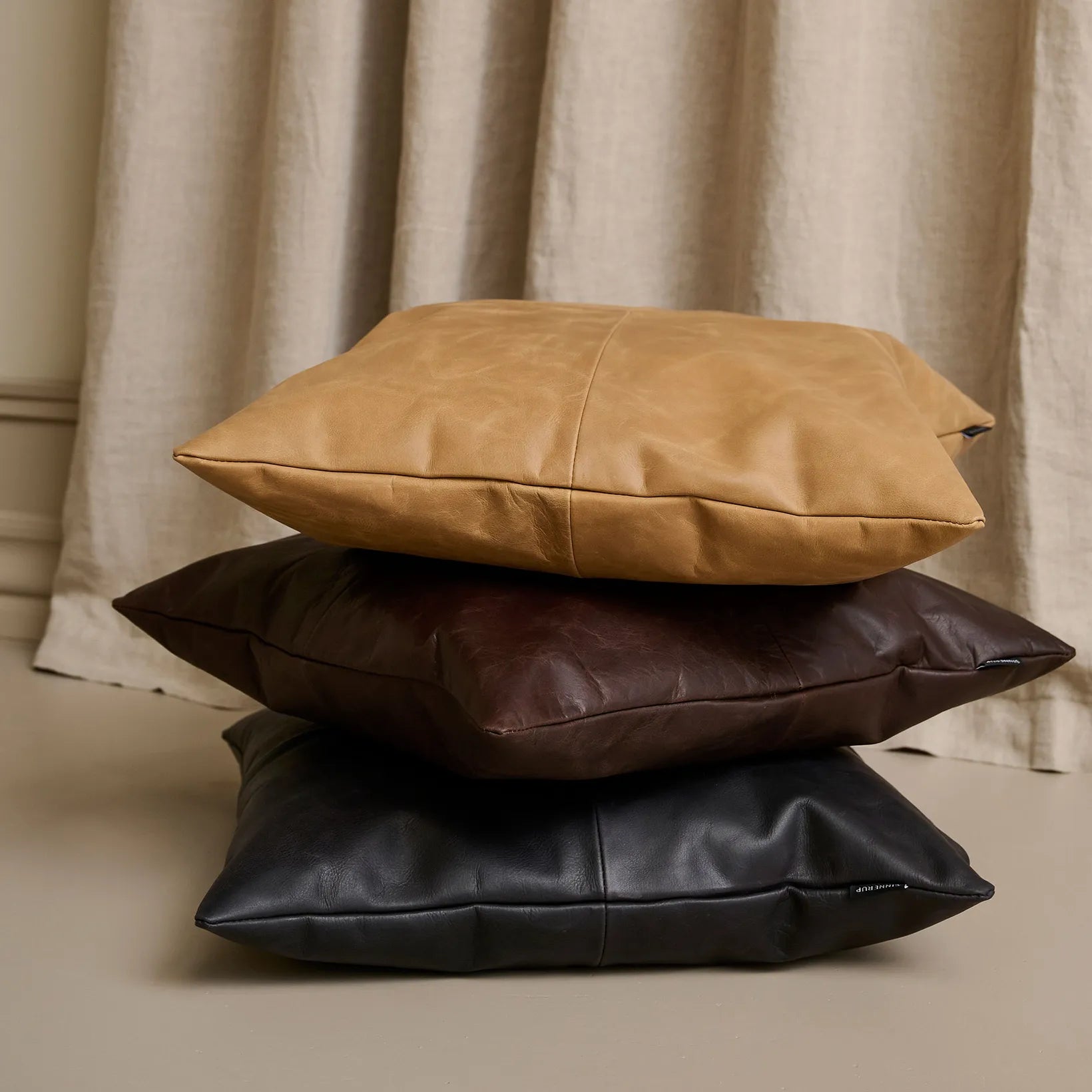 Leder Kissen 45x45 cm